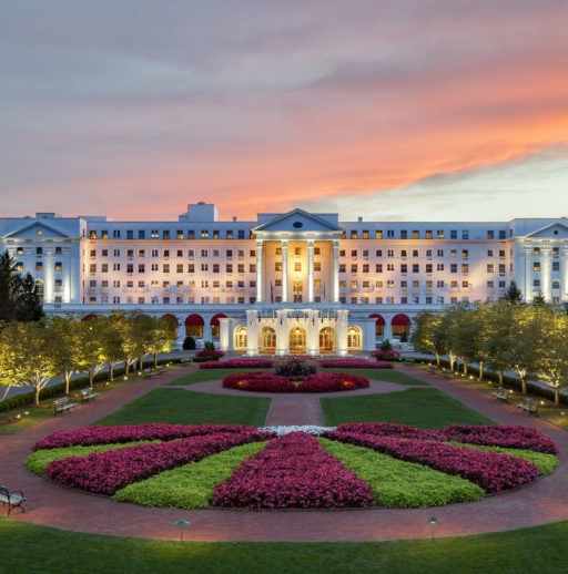 The Greenbrier Hotel at Sunset