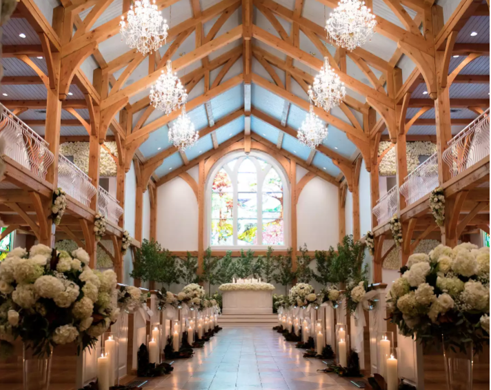 Wedding in The Greenbrier Chapel